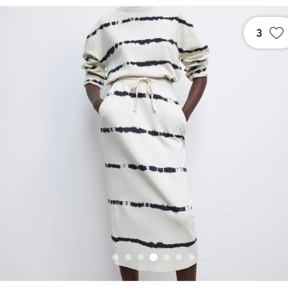 NWOT Zara Tie Dye Skirt
